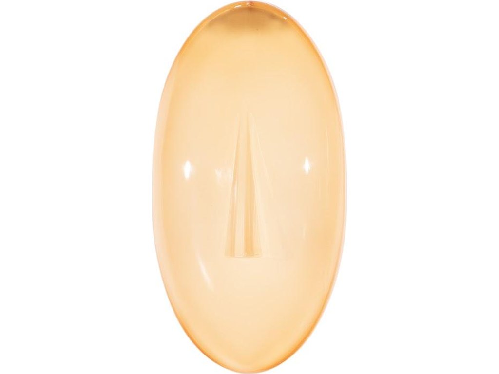 Oval Cycladic Wall Art, Yellow - main image