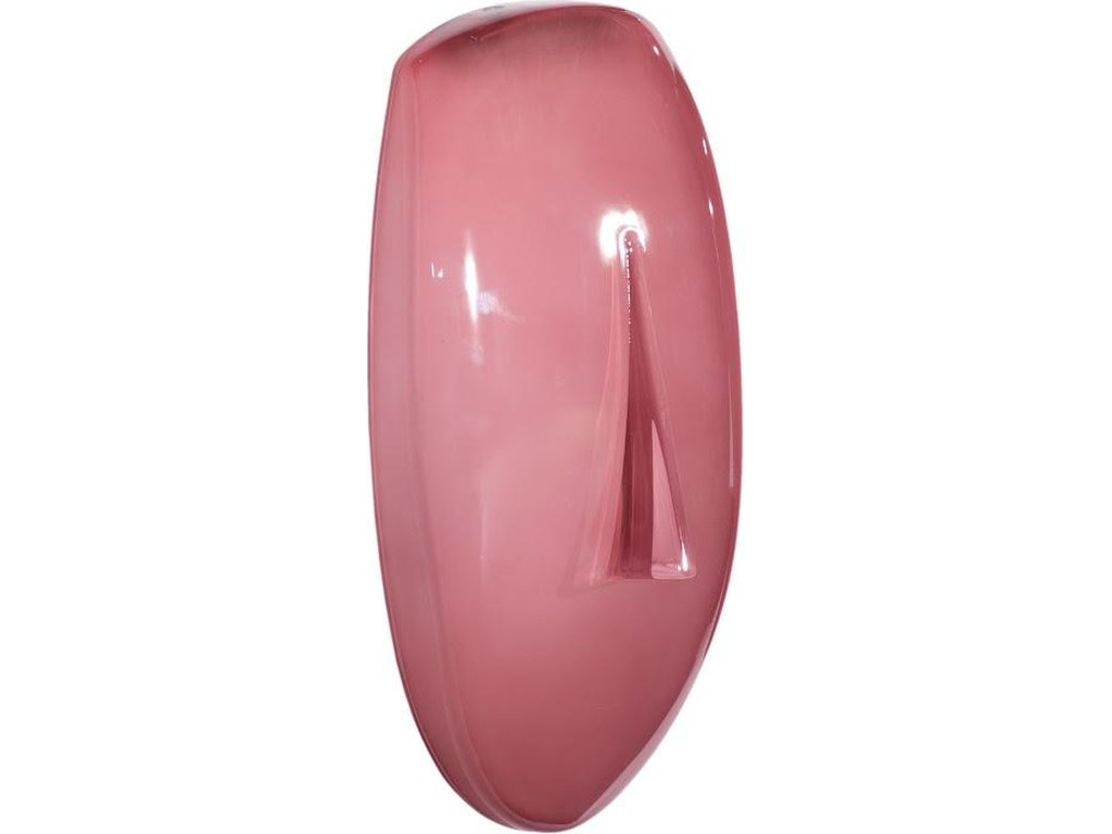 Classic Concave Cycladic Wall Art, Pink - image 1