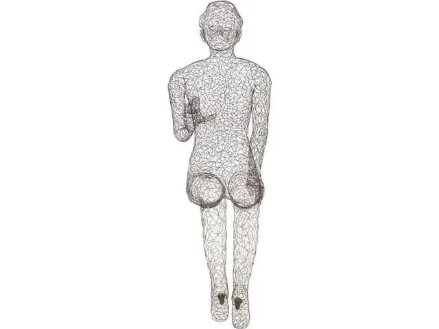 Crazy Wire Lounging Female - Alternative View