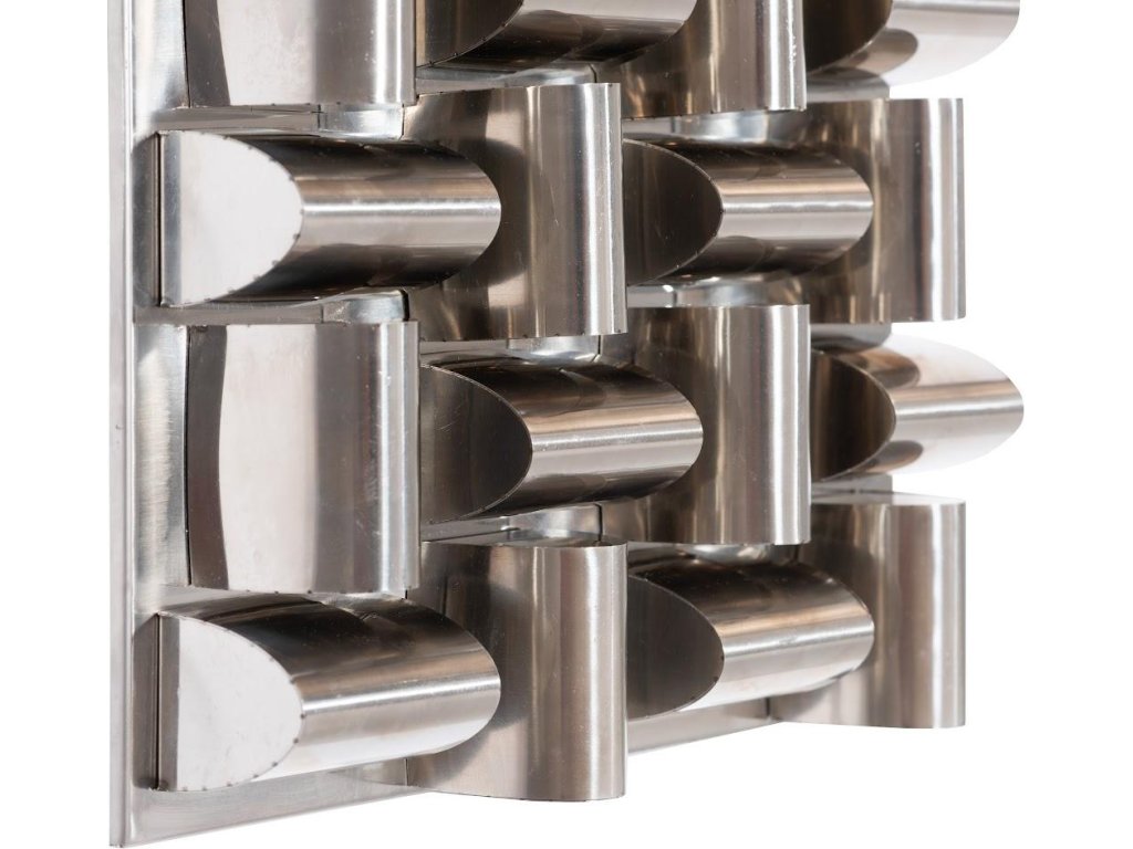 Arete Wall Tile, Stainless Steel - image 2