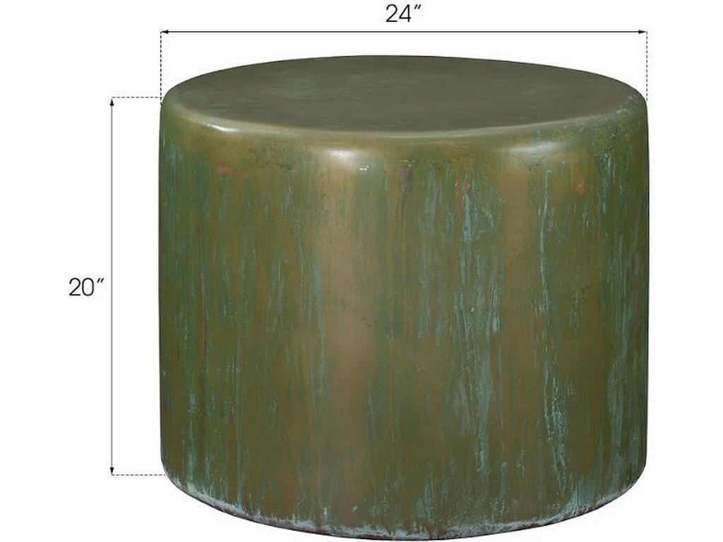 Button End Table, Lichen Finish - image 7