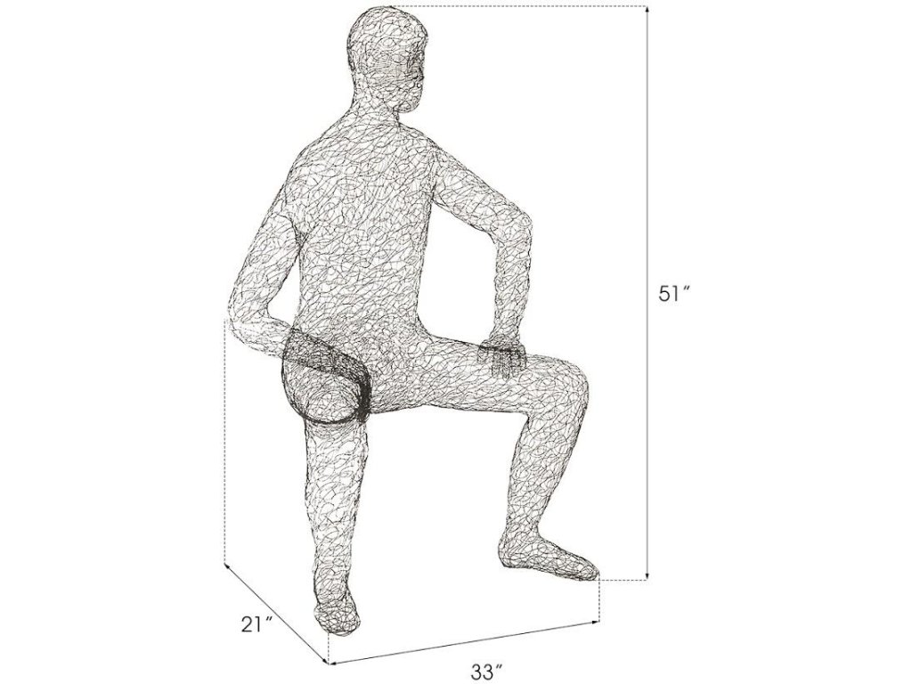 Crazy Wire Lounging Male - image 3