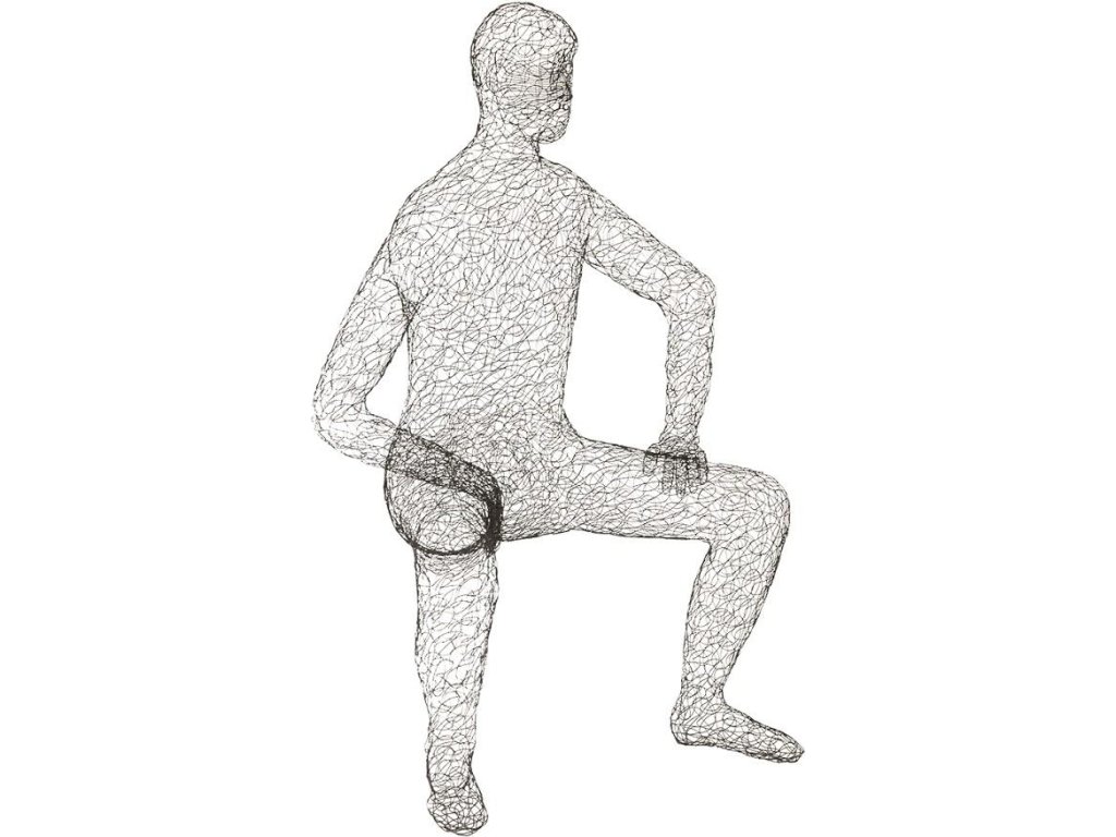 Crazy Wire Lounging Male - main image