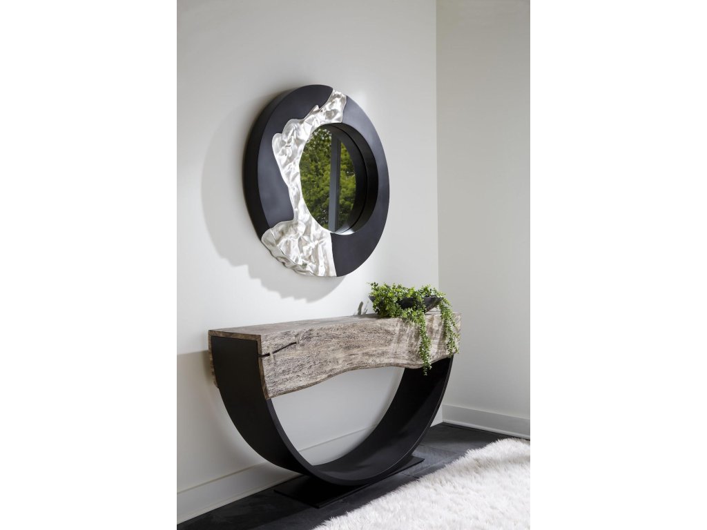 Arc Console Table, Gray Stone, Double Sided - image 3