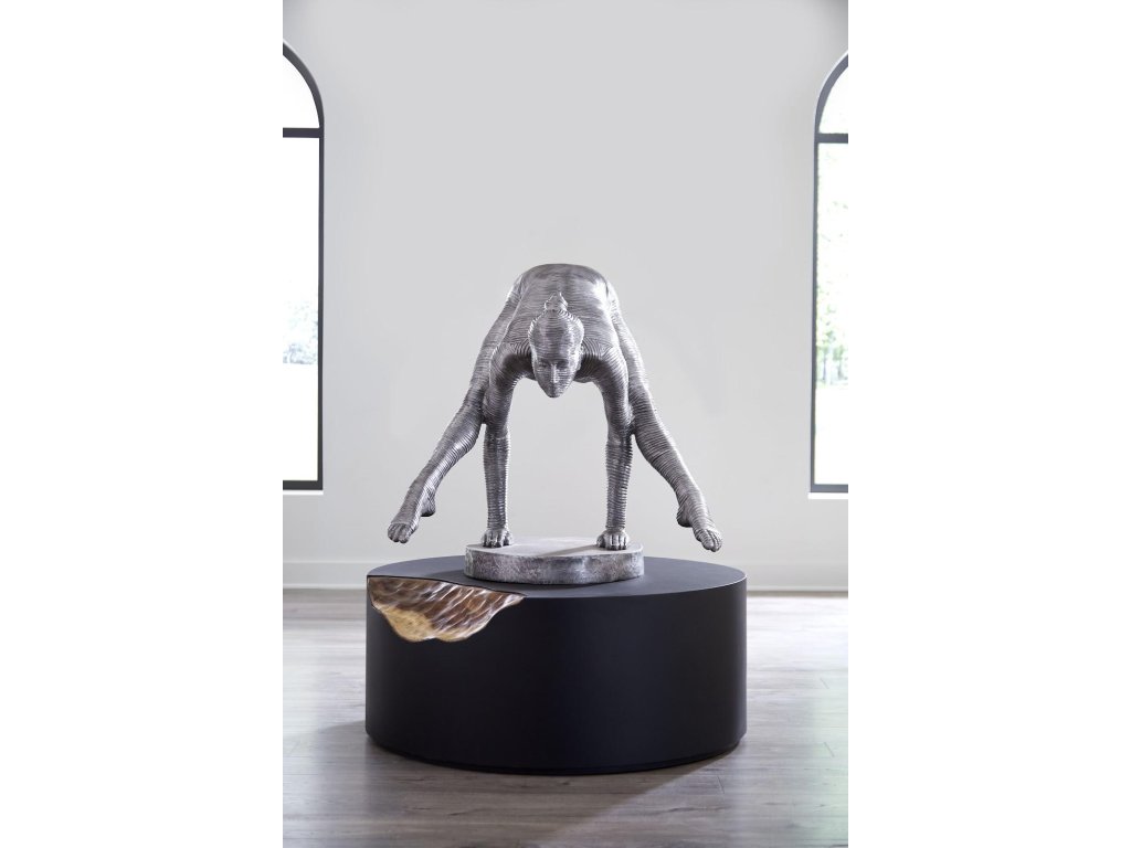 Balancing Body Sculpture, Aluminum - image 4