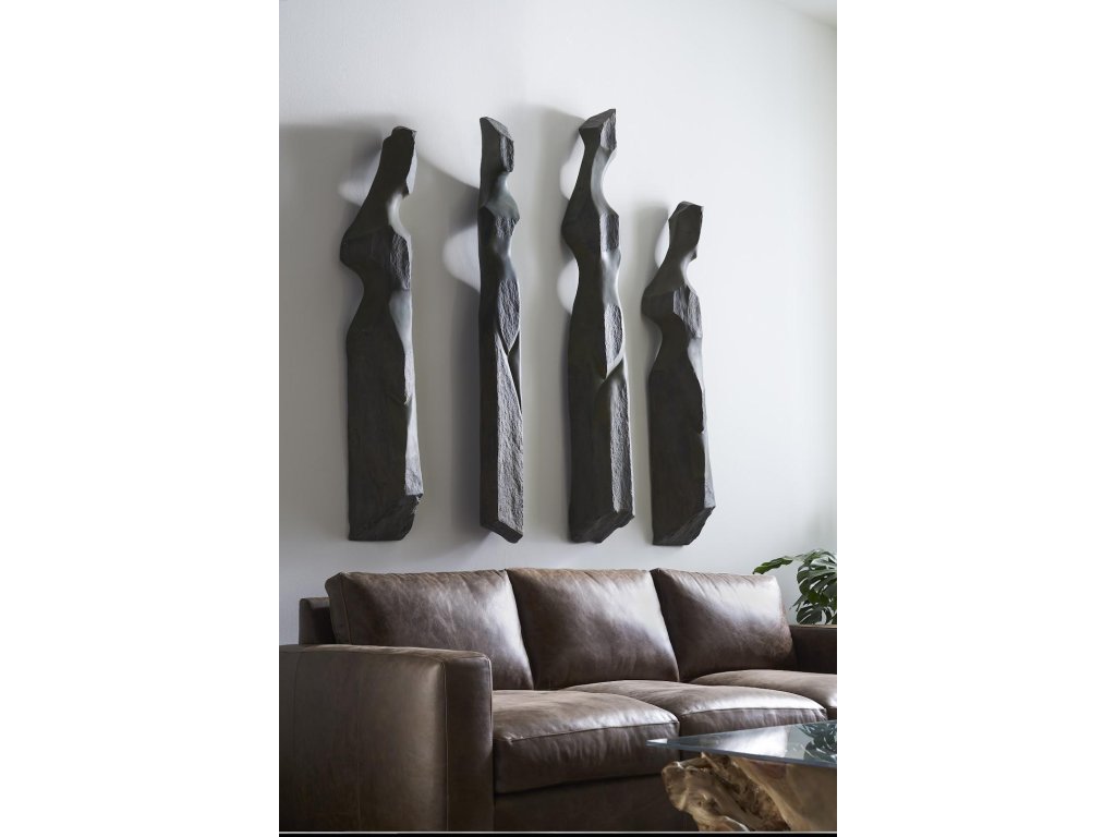 Cast Women Wall Art, B, Splinter Stone Finish - image 5