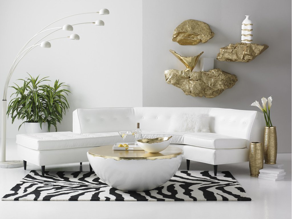 Boulder Shelf, Gold Leaf, LG - image 6
