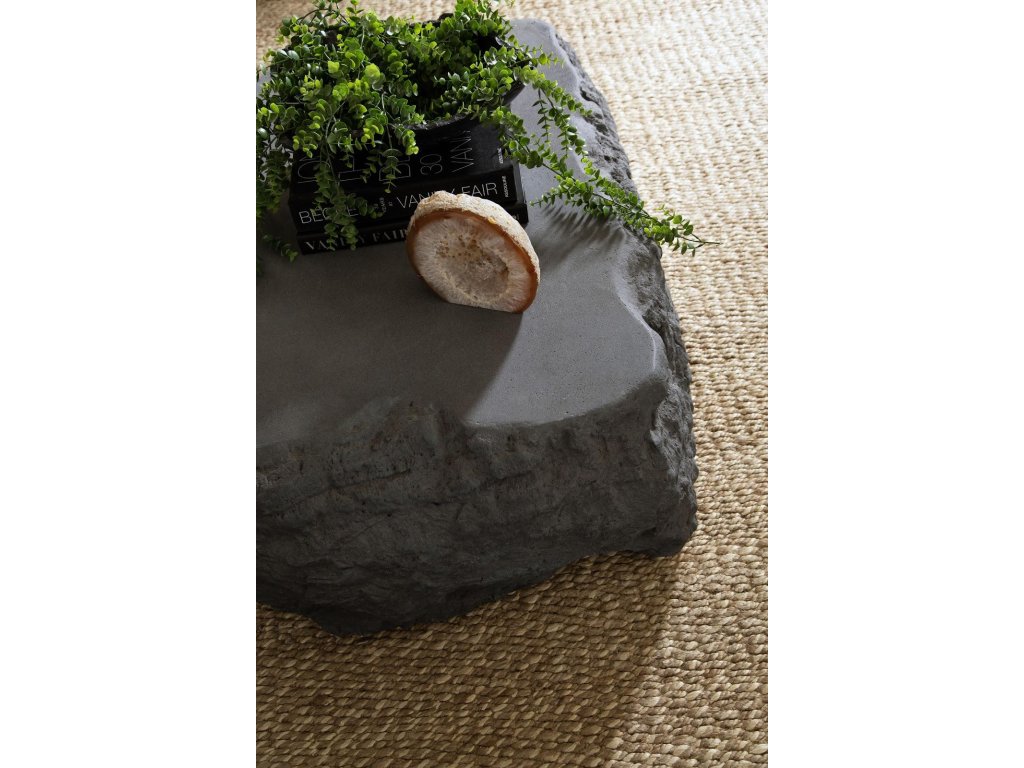 Quarry Coffee Table, Large, Charcoal Stone - image 5