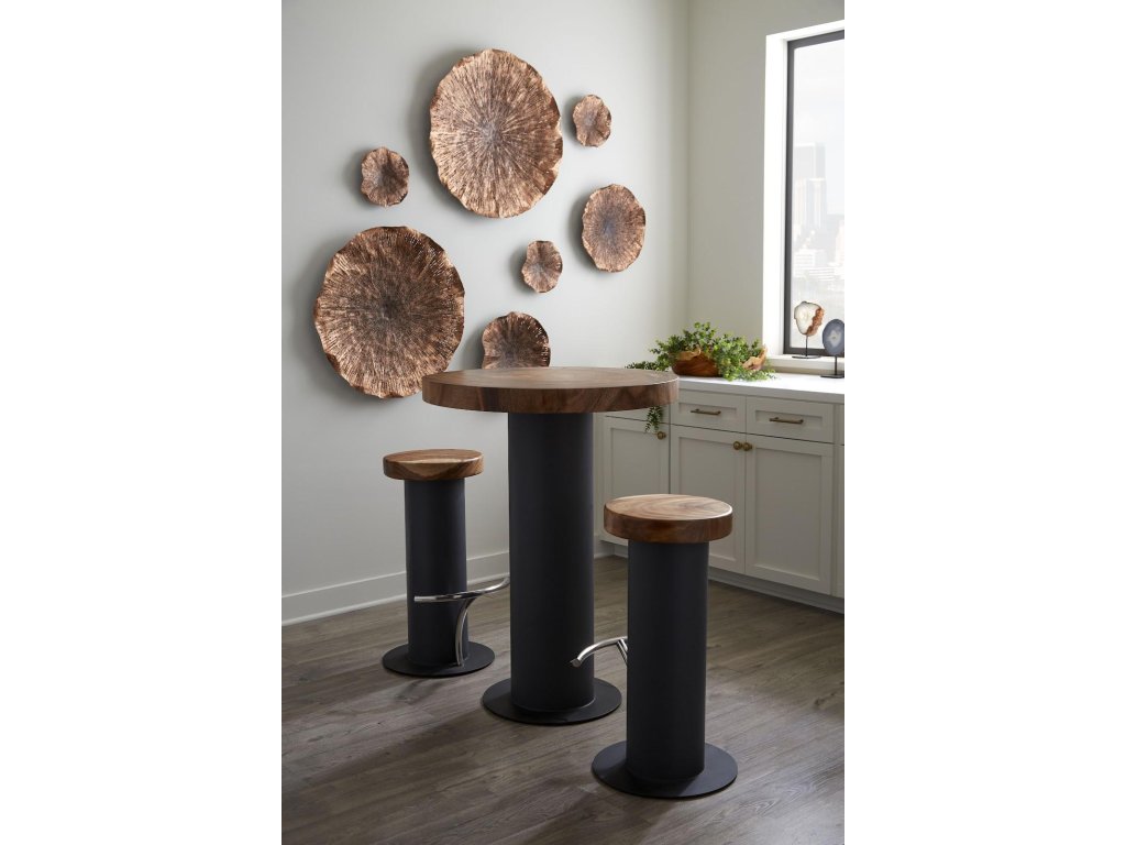 Lotus Wall Art, Copper/Black, LG - image 5