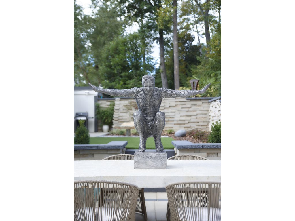 Outstretched Arms Sculpture, Aluminum, Large - image 8