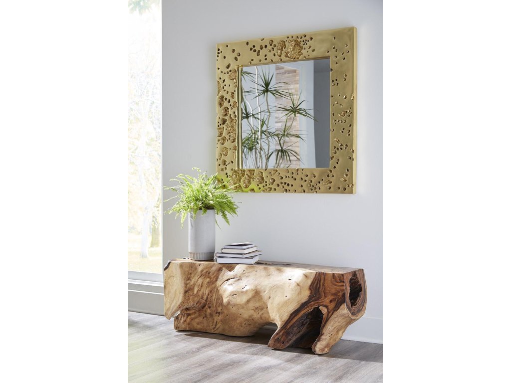Splotch Mirror, Gold Leaf - image 3