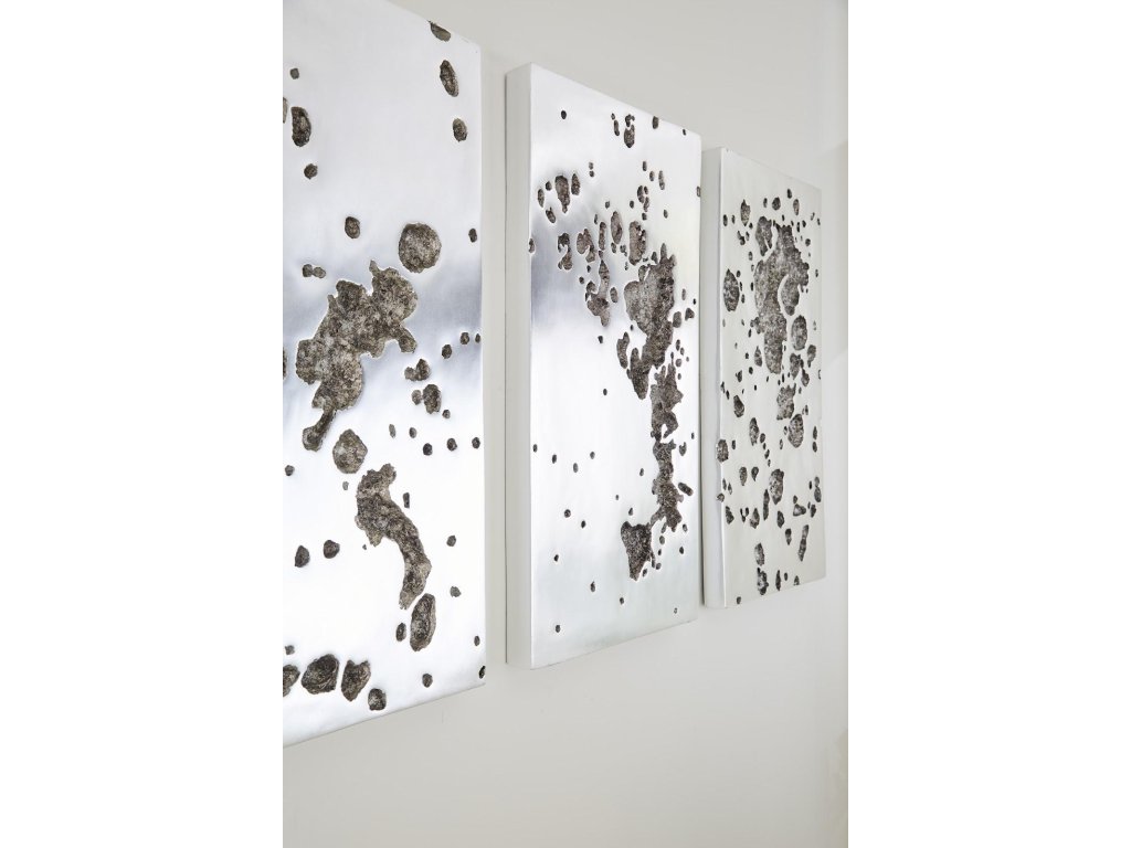 Splotch Wall Art, Rectangle, Silver Leaf - image 7