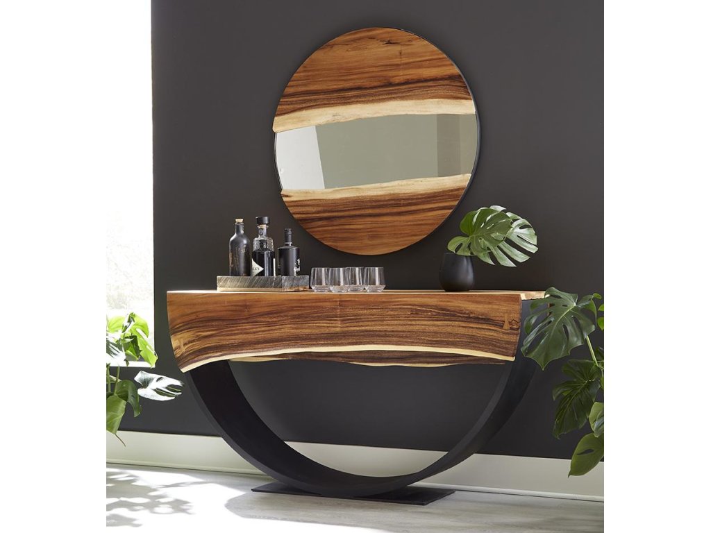 Arc Console Table, Natural, Double Sided - image 2