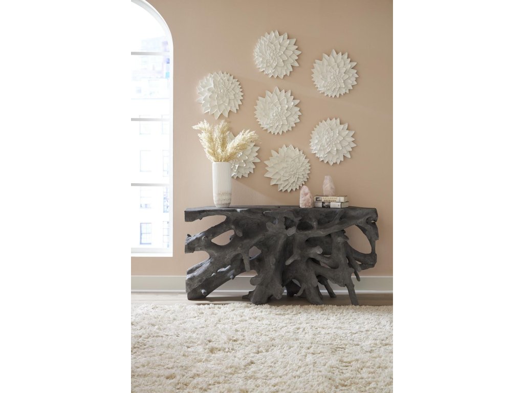 Beau Cast Root Console Table, Charcoal Stone - image 3