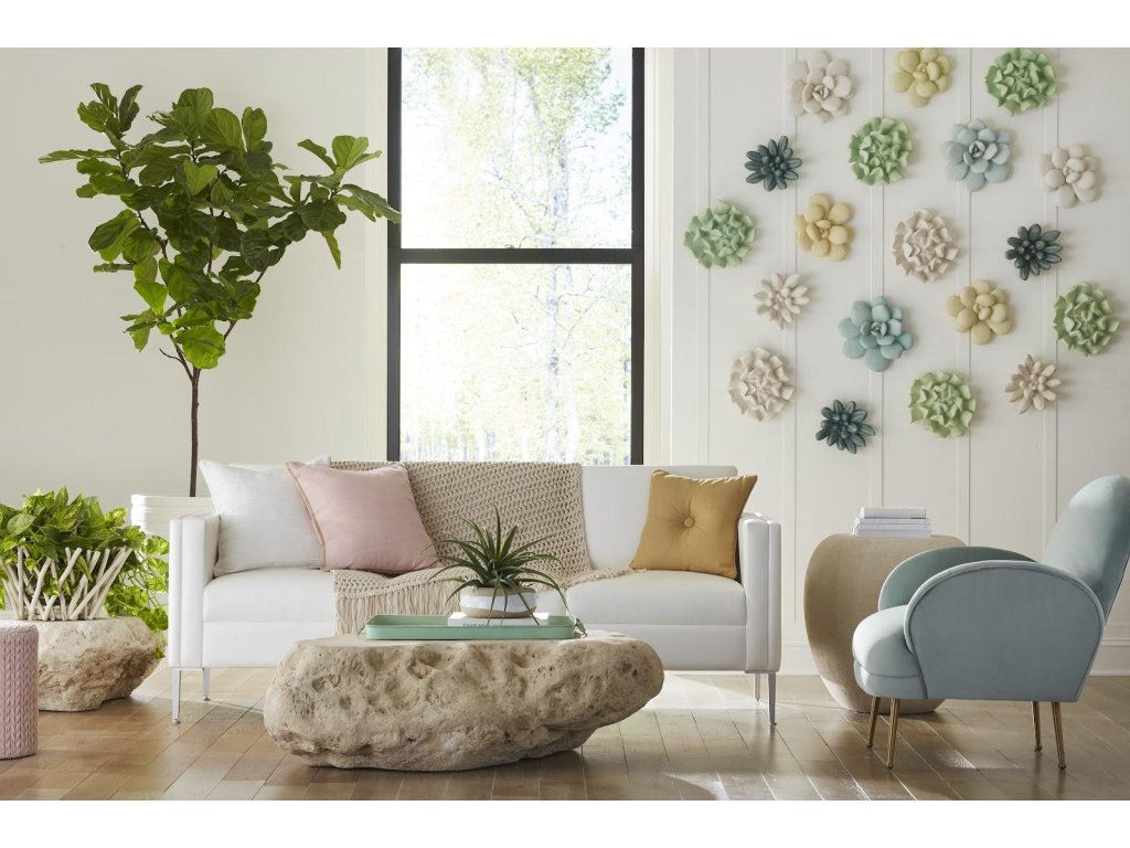 Cast Boulder Coffee Table, Roman Stone, Small - image 4