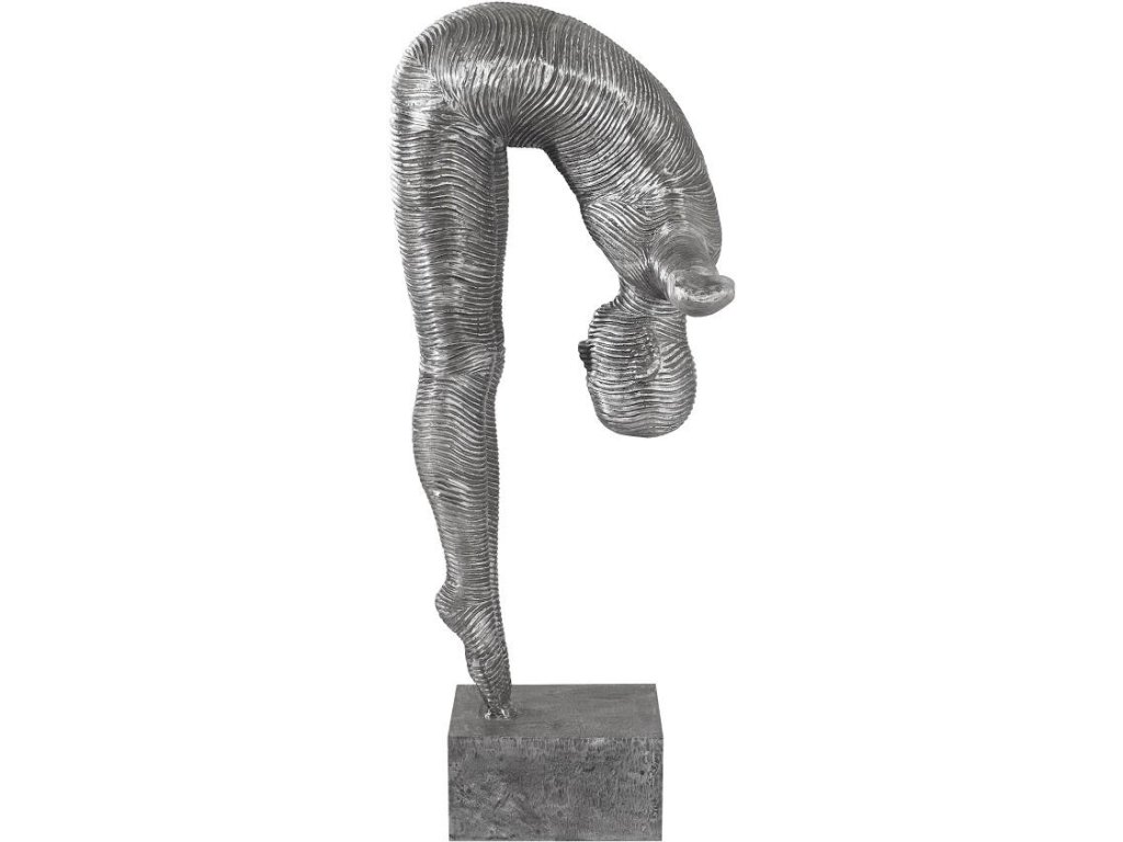 Diving Sculpture, Aluminum, Large - image 2