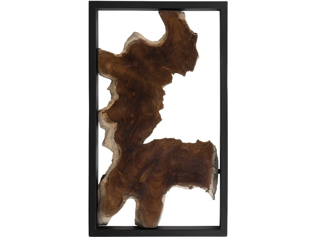 Framed Root Wall Art, Rectangle, Black - image 3
