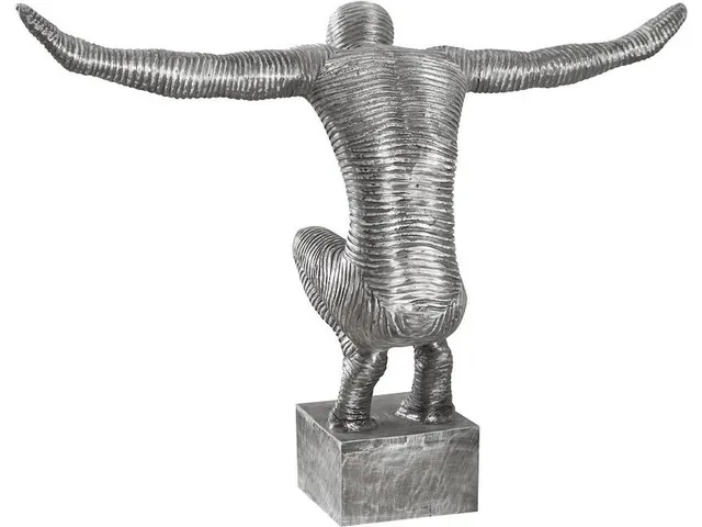 Outstretched Arms Sculpture, Aluminum, Small - Alternative View