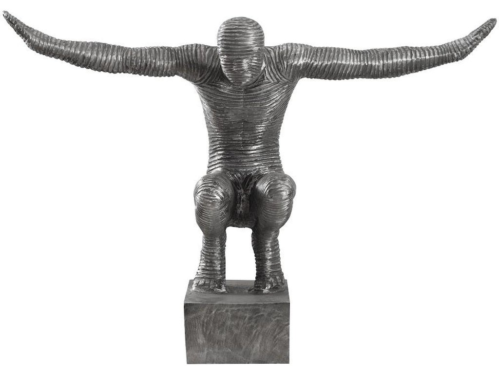 Outstretched Arms Sculpture, Aluminum, Small - image 3