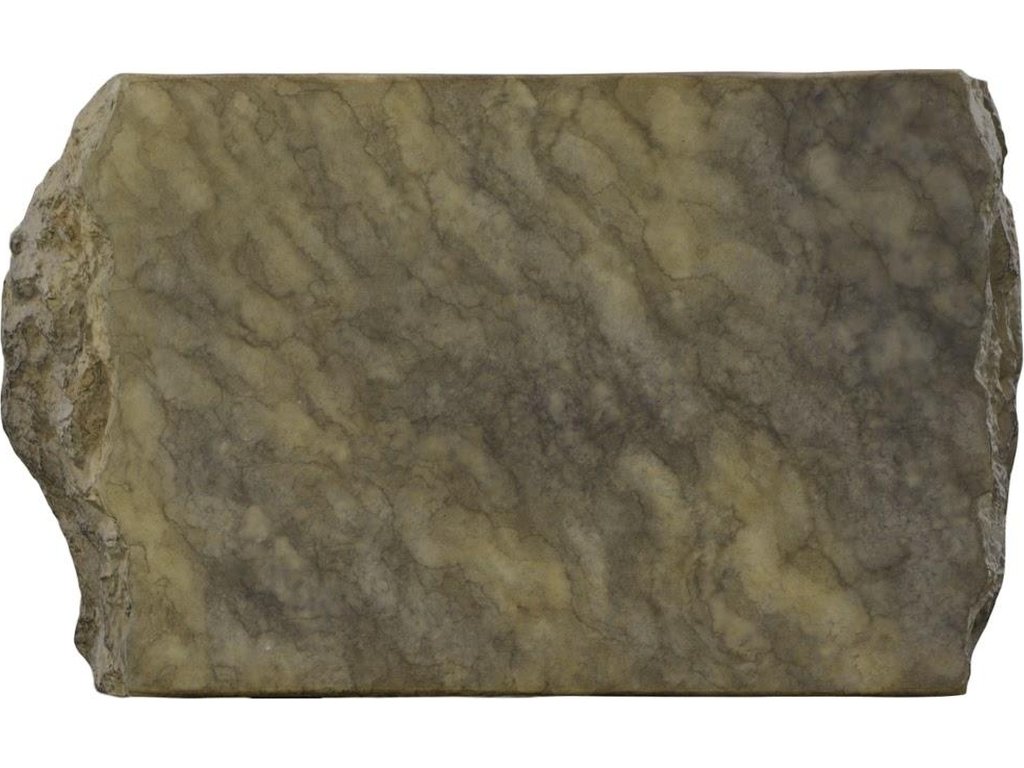 Cast Marble Stool, Faux Finish - image 1