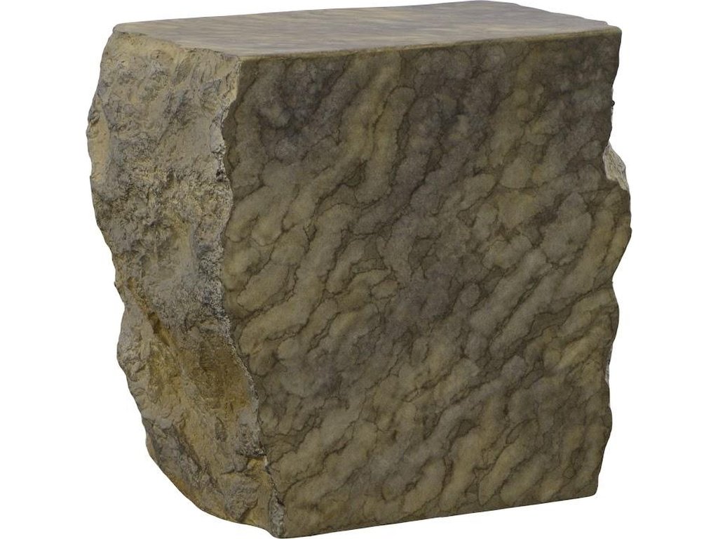 Cast Marble Stool, Faux Finish - image 2