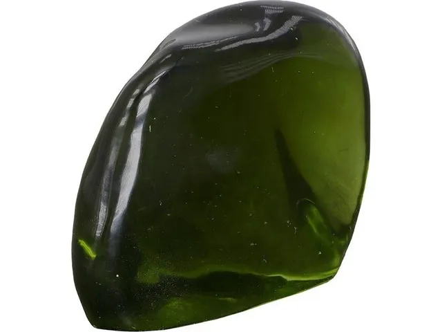 Polished Obsidian Sculpture, Green, Small - Alternative View