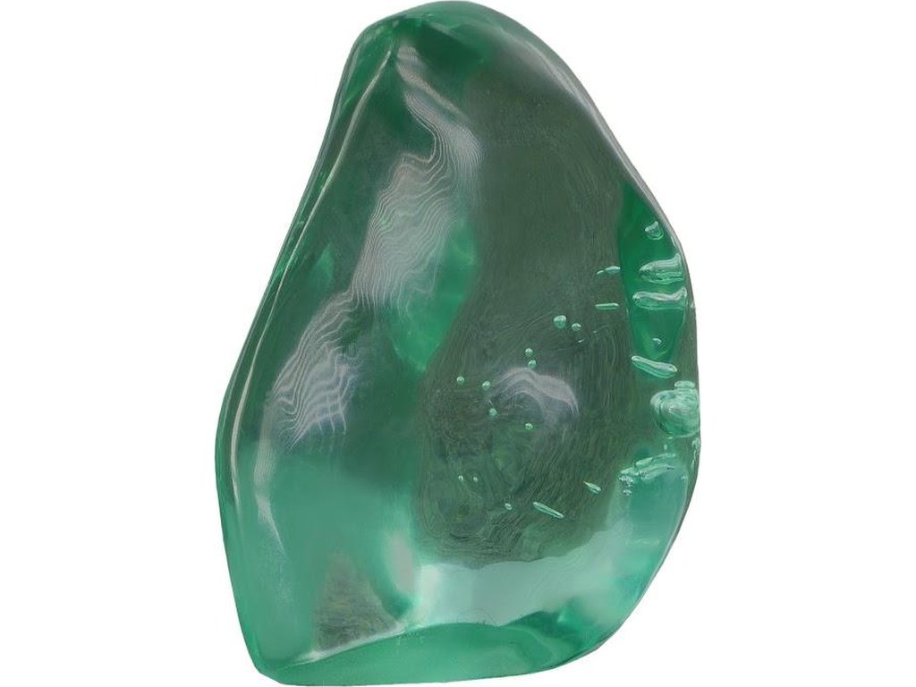 Polished Obsidian Stone, Small, Green - main image