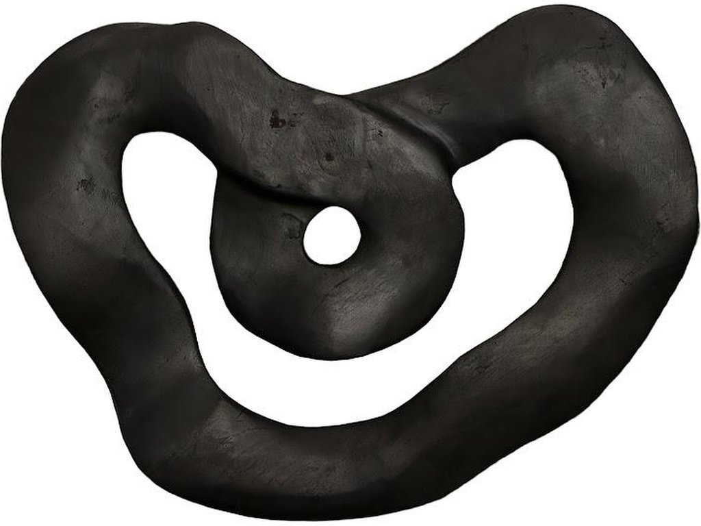 Swirl Wall Tile, Teak Wood, Assorted, Black - image 1