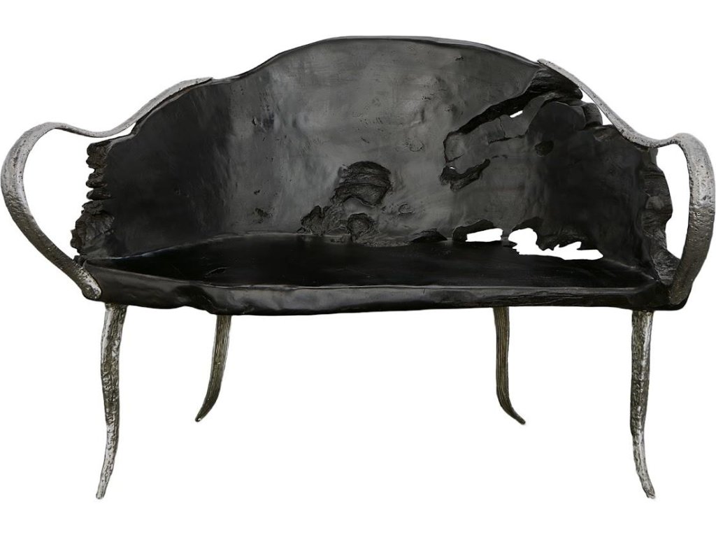 Graven Live Edge Bench, Black - image 2