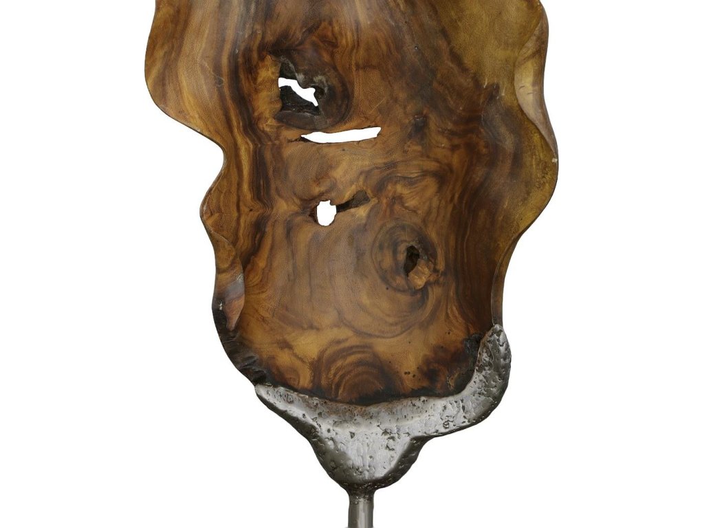 Metallurgy Wood Sculpture - image 2