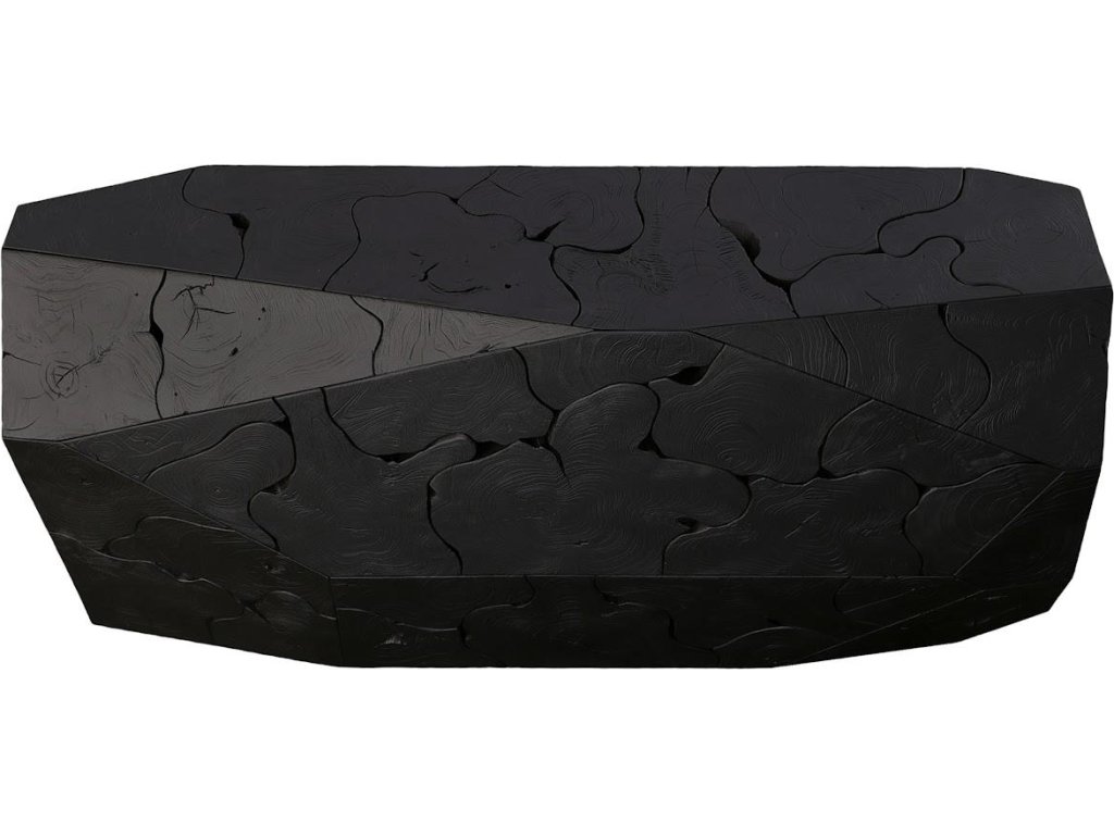 Prism Console Table, Black - image 1