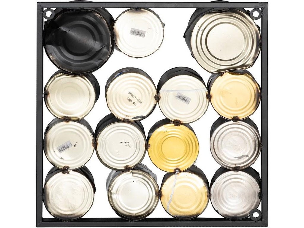 Paint Can Wall Art, Square, Mixed Neutrals, Assorted SM - image 3