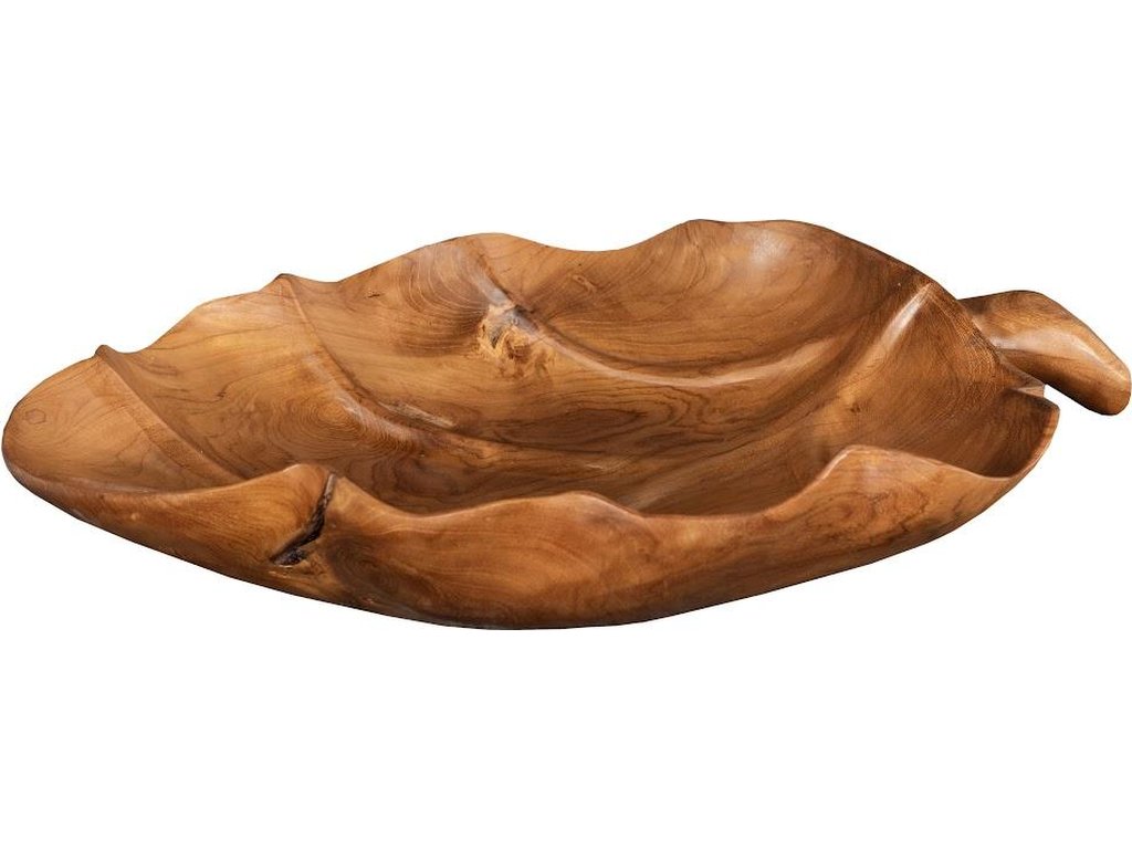Leaf Bowl, Teak Wood Natural - main image