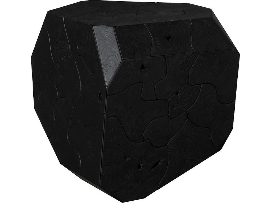 Prism Dining Table Base With 48"Dia Round Glass, Black Finish - image 2