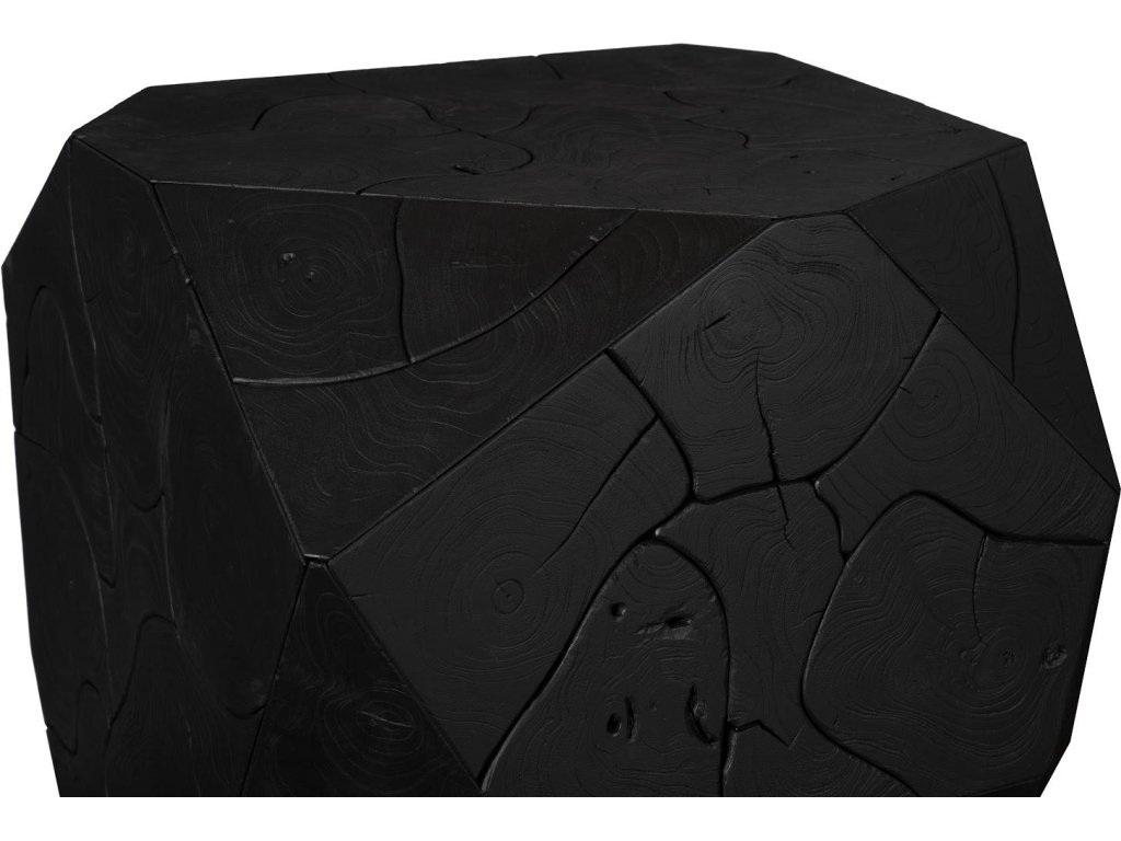 Prism Dining Table Base With 48"Dia Round Glass, Black Finish - image 3