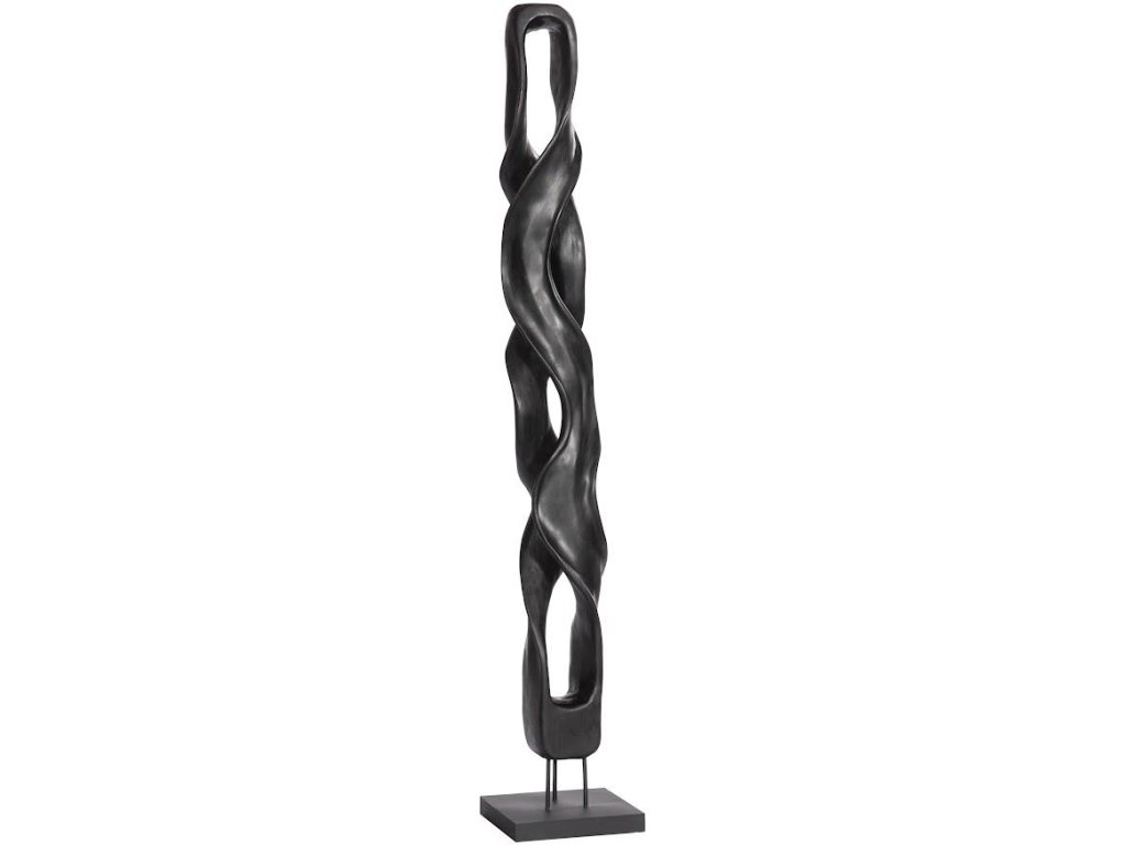 Twisting Root, Sculpture, Black - image 1