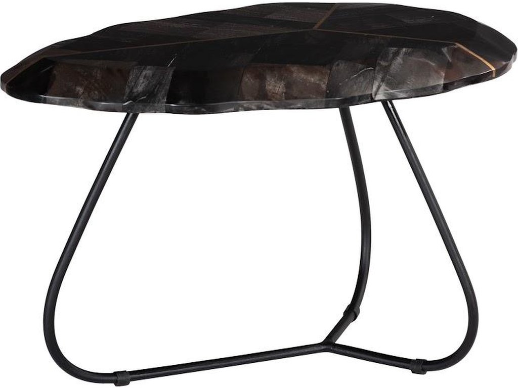 Mosaic Leaf Petrified Coffee Table, Small - main image