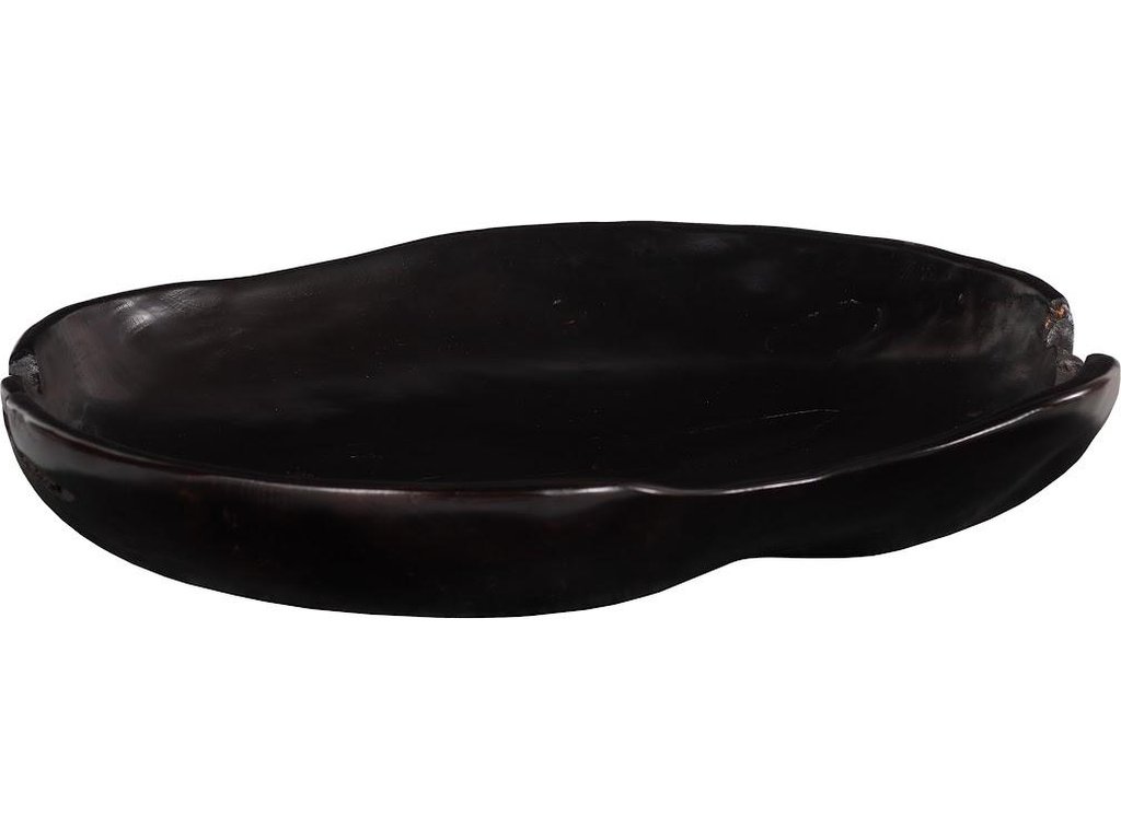 Teak Wood Bowl, Black - main image