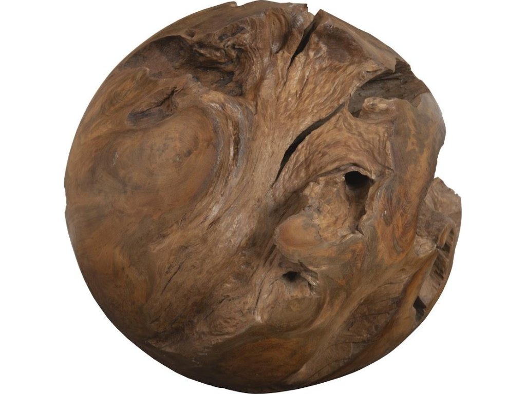 Teak Wood Ball, Large - image 2