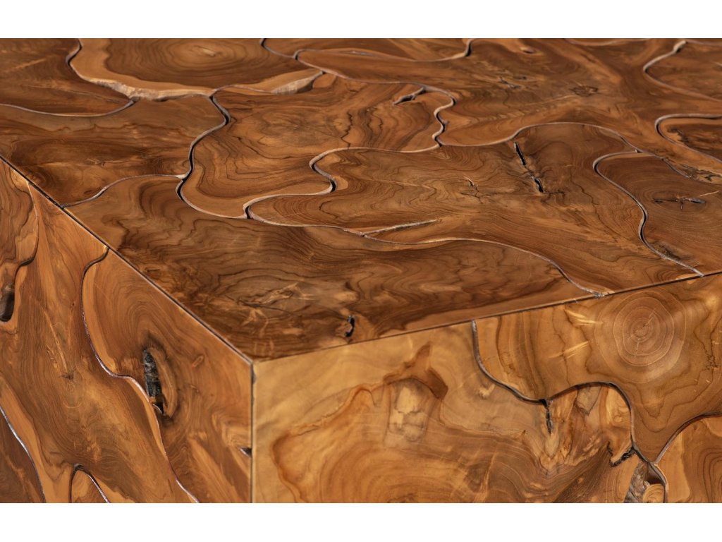 Teak Slice Coffee Table, Rectangle - image 3