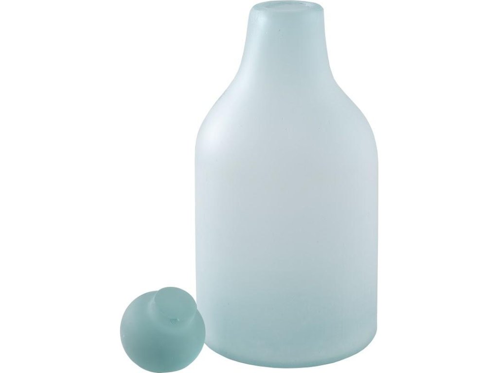Frosted Glass Bottle, Medium - image 1