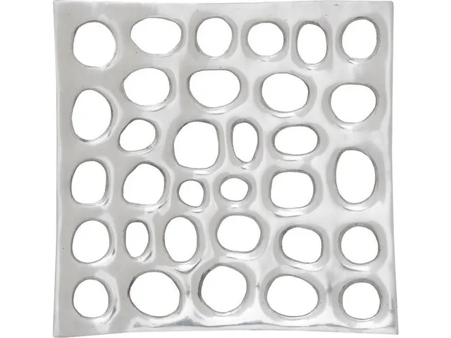 Polka Dot Wall Tile, Silver