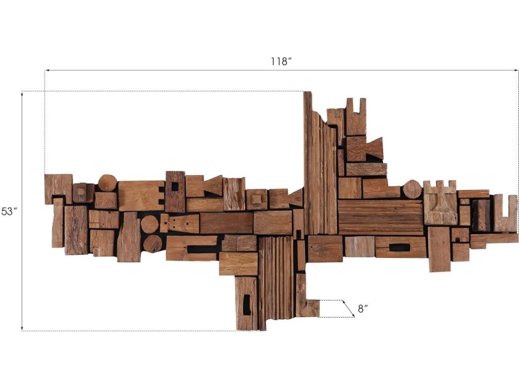 Asken Wall Art, Wood, Freeform - image 4