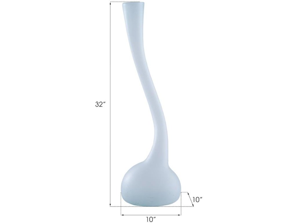 Frosted Corkscrew Vase, MD - image 3
