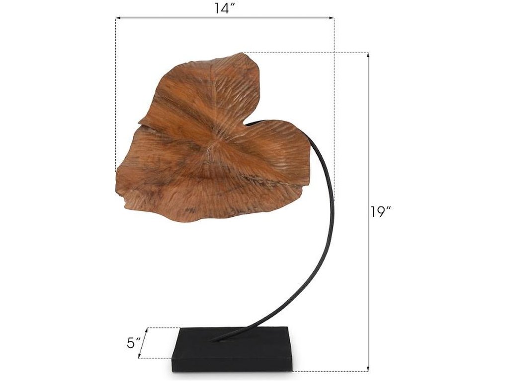Carved Leaf Sculpture, SM - image 1