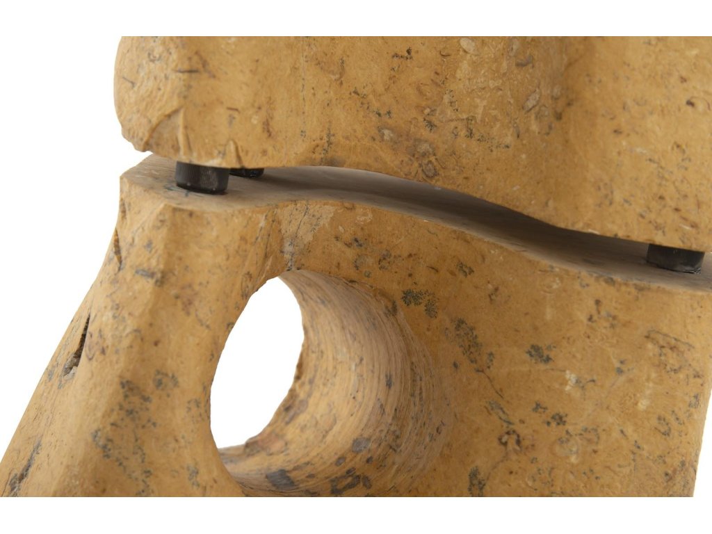 Sliced Stone Sculpture, Limestone, Assorted - image 3