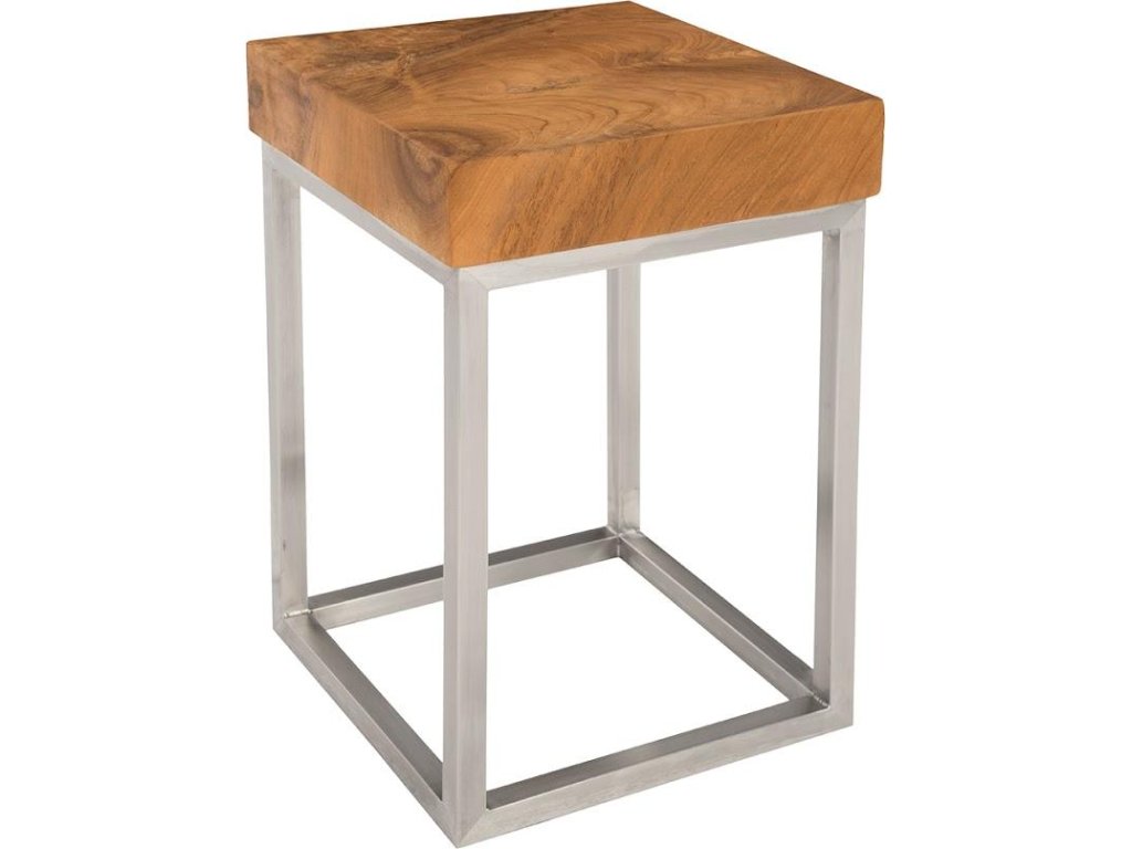 Teak Puzzle Side Table, SM - main image