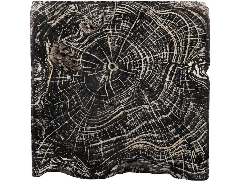 Black Wash Stool, Square - image 1