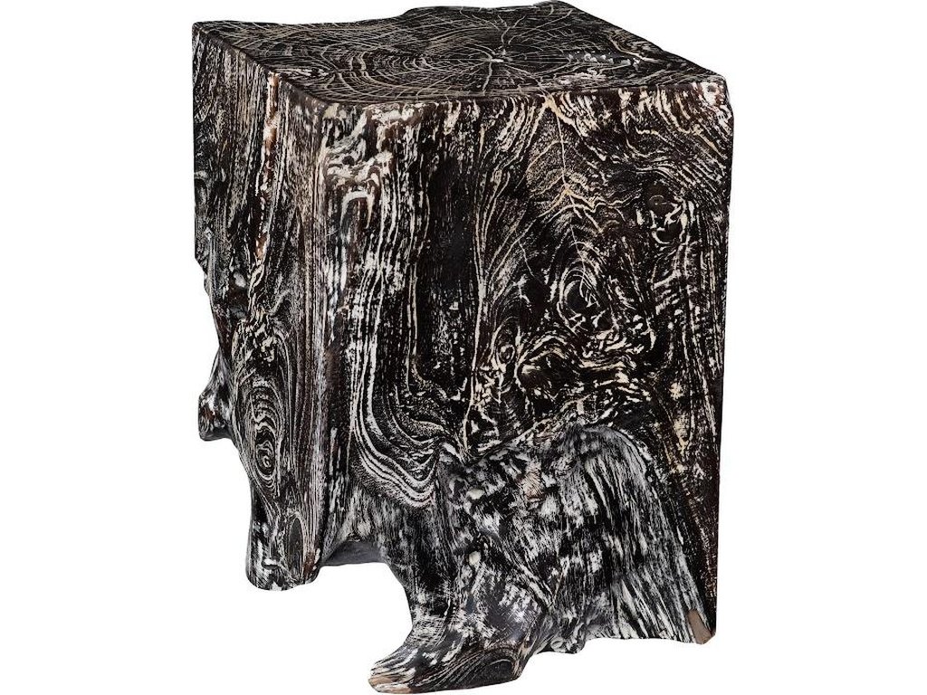 Black Wash Stool, Square - image 2