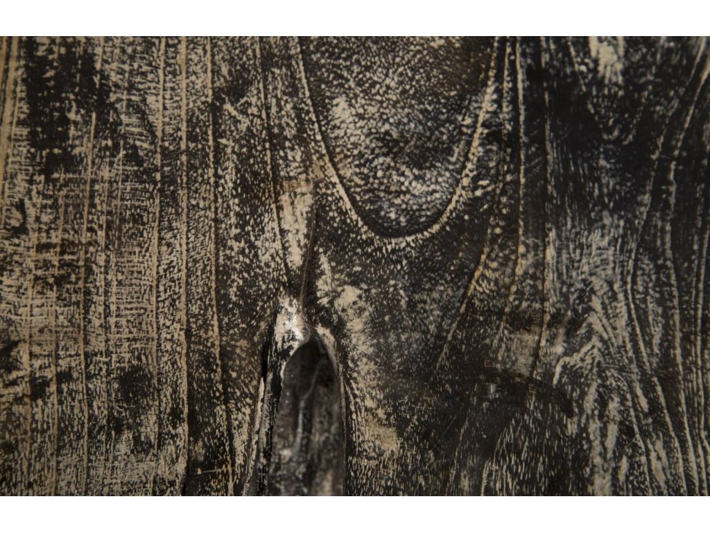 Black Wash Stool, Square - image 4